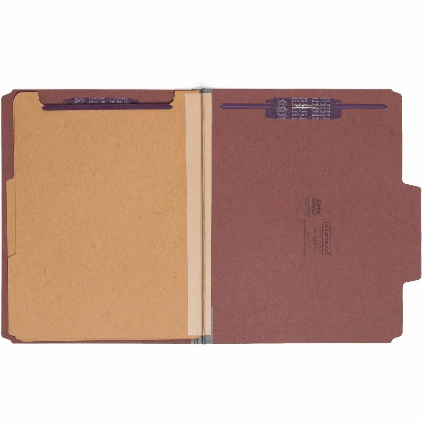 Smead SuperTab 2/5 Tab Cut Letter Recycled Classification Folder (14070)