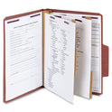 Smead SuperTab 2/5 Tab Cut Letter Recycled Classification Folder (14070)