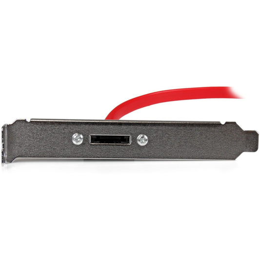 StarTech 18in 1 Port Sata To Esata Plate Adapter (ESATAPLT18IN)