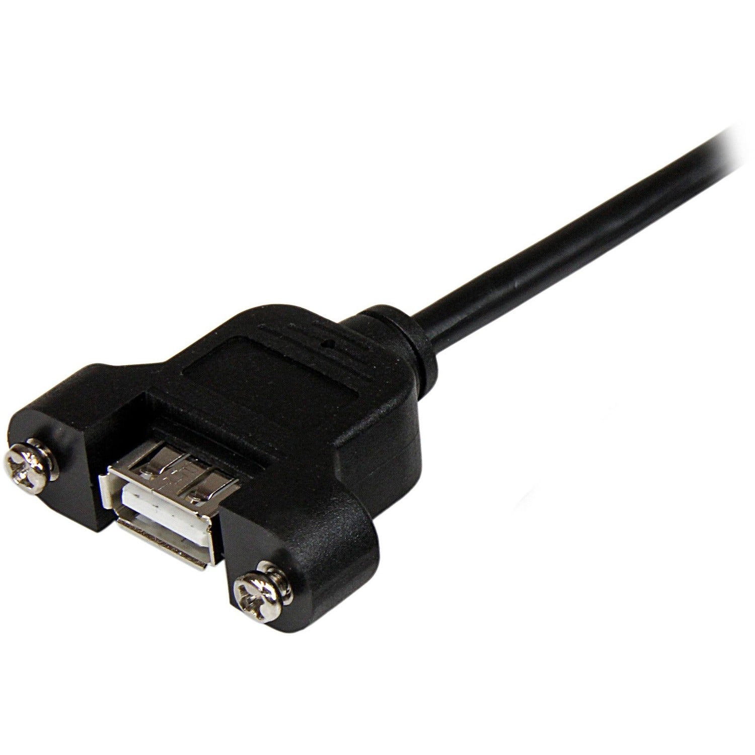 StarTech 2 Ft Panel Mount Usb Cable A To A - F/m (USBPNLAFAM2)