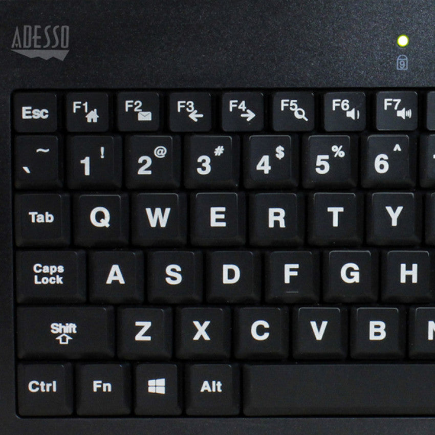 Adesso 3 Colors Illuminated 2x Largeusbkeyboard (AKB110EB)