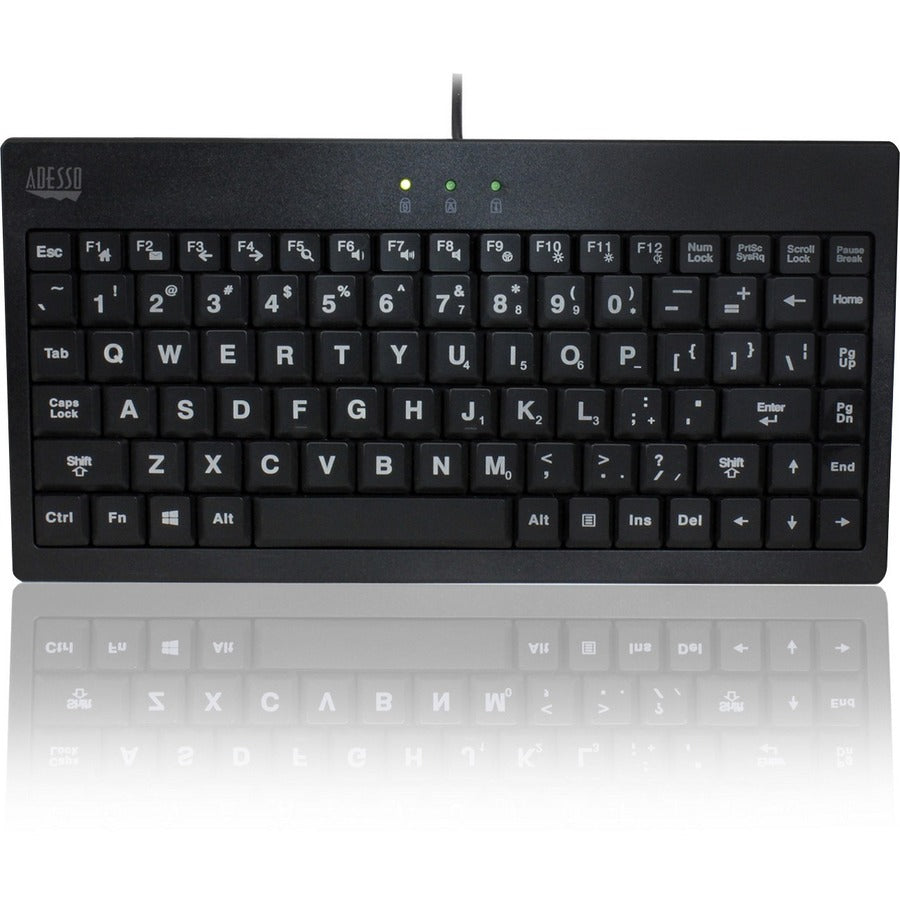 Adesso 3 Colors Illuminated 2x Largeusbkeyboard (AKB110EB)