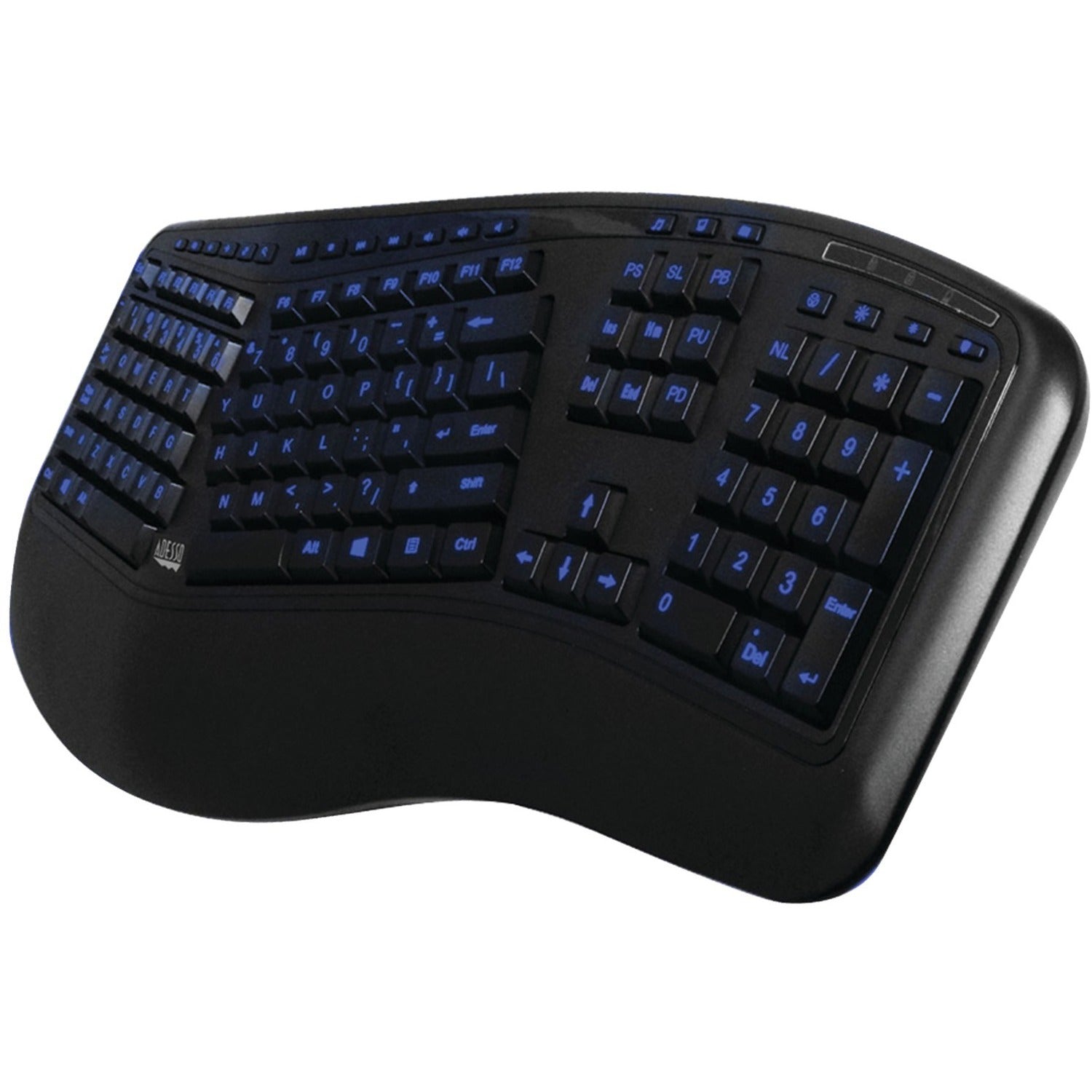 Adesso 3colors Illuminated 2x Usb Keyboard (AKB150EB)