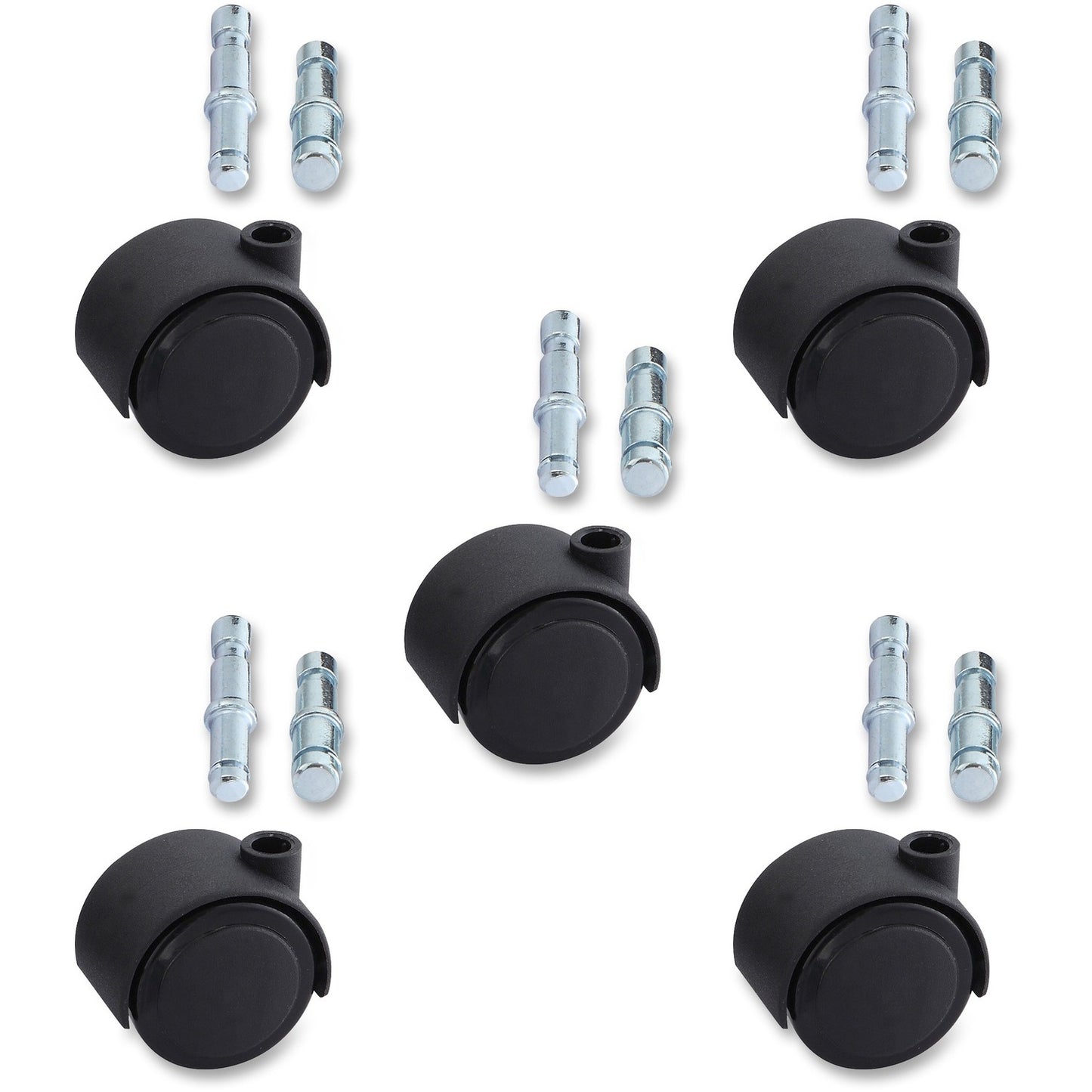 Lorell Premium Soft Dual-Wheel Casters Set (33446)