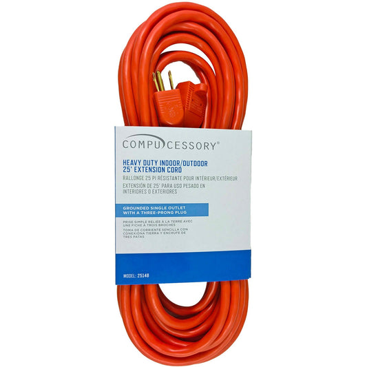 Compucessory Heavy-duty Indoor/Outdoor Extension Cord (25148)