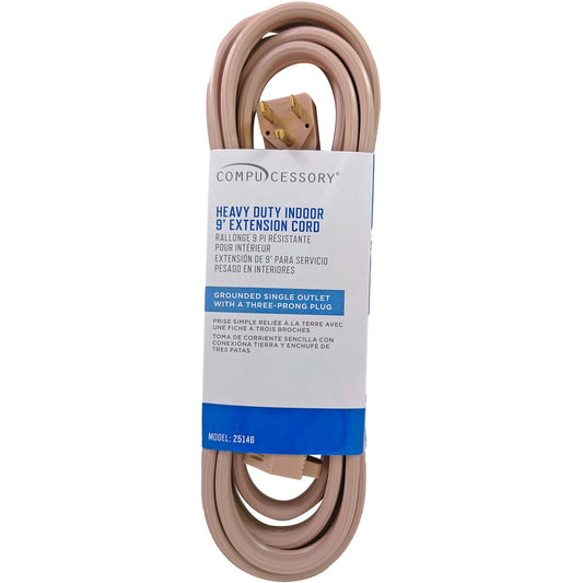 Compucessory Heavy Duty Indoor Extension Cord (25146)