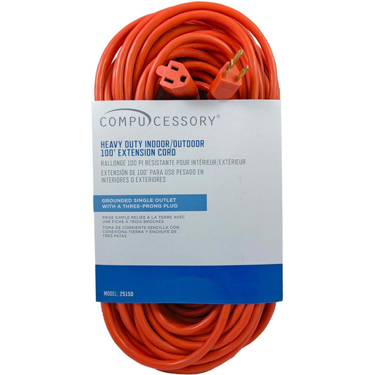 Compucessory Heavy-duty Indoor/Outdoor Extension Cord (25150)