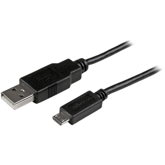 StarTech 15cm Slim Micro Usb Phone Charger Cable (USBAUB15CMBK)