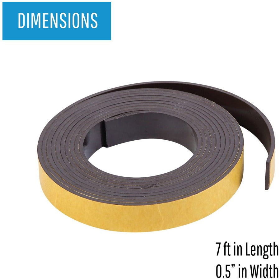 MasterVision 1/2"x7' Adhesive Magnetic Roll Tape (FM2319)