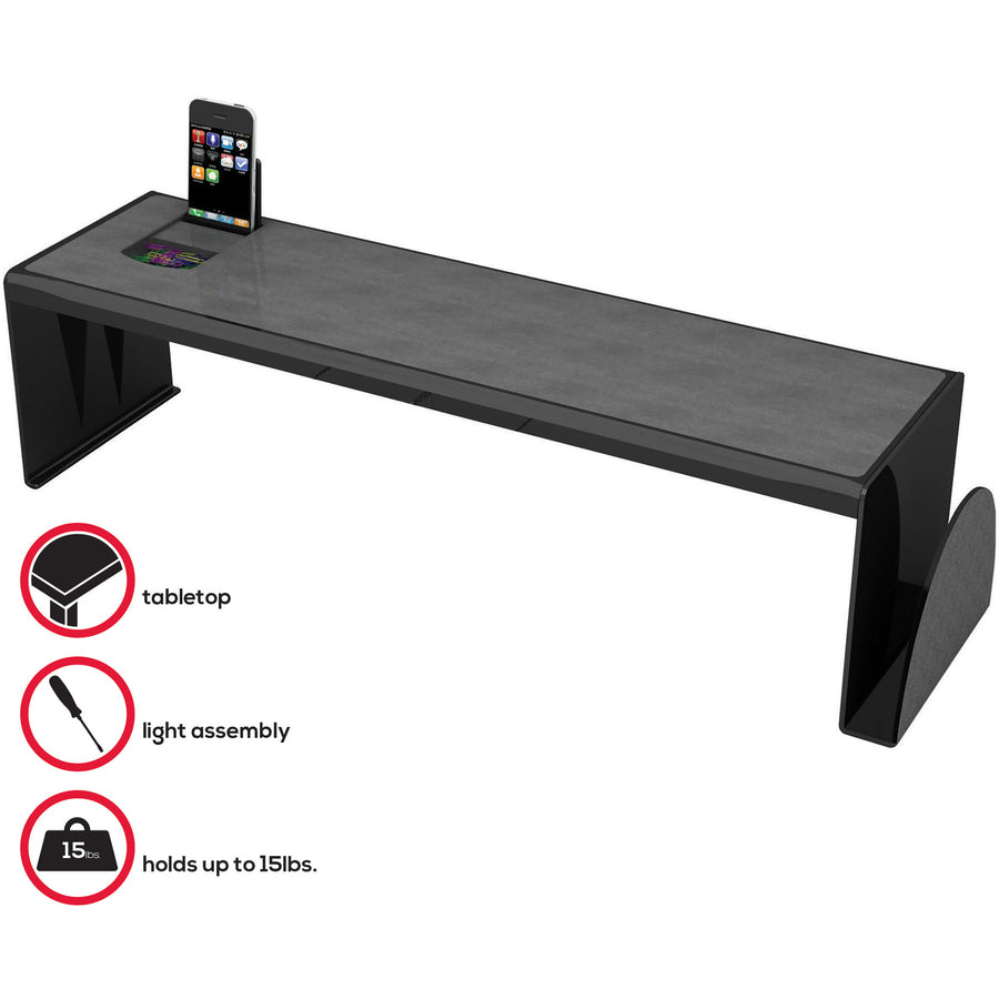 Deflecto Sustainable Office Heavy-Duty Desk Shelf (39404)