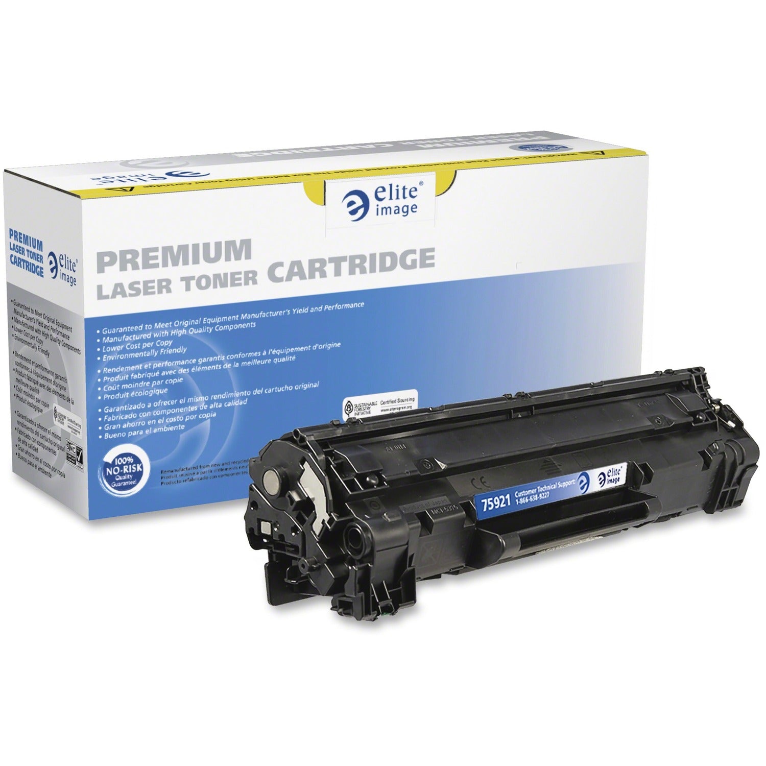 Elite Image Remanufactured Toner Cartridge - Alternative for Canon (CARTRIDGE125) (75921)