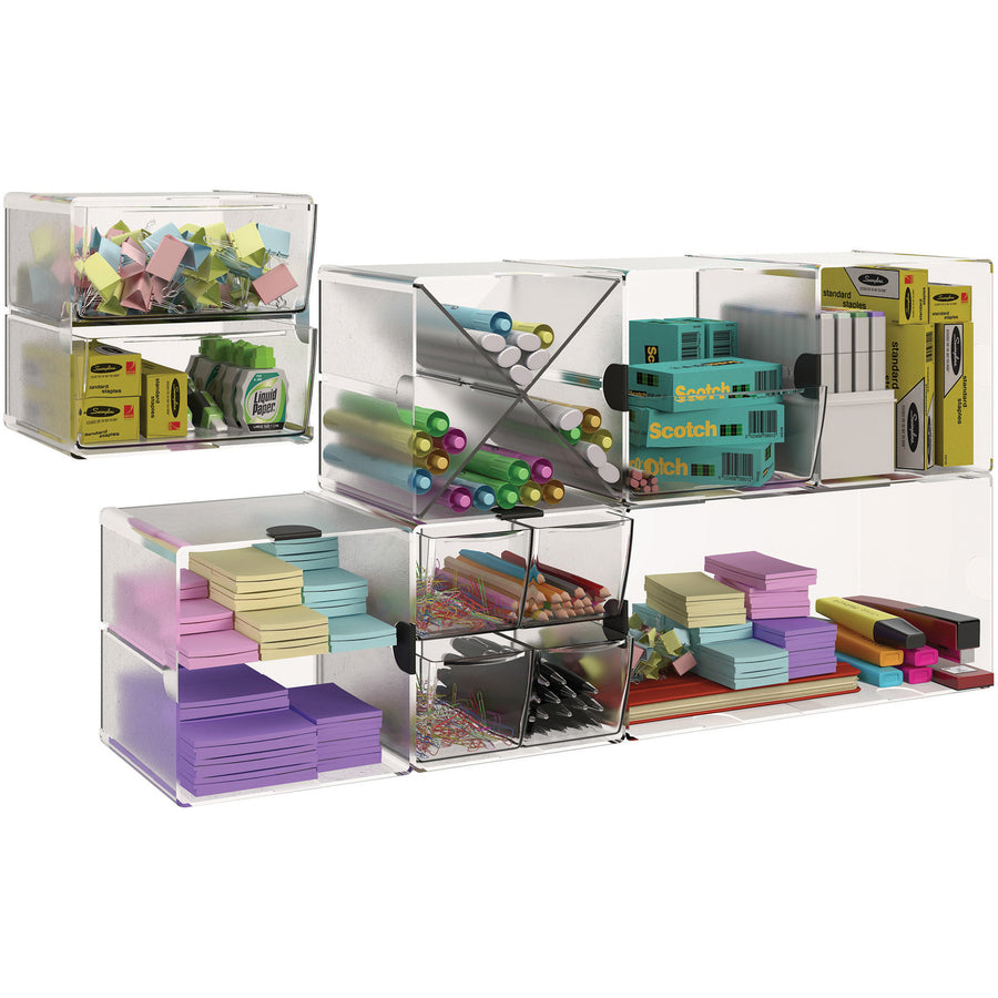 Deflecto Stackable Cube Organizer (350801)