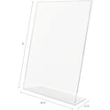 Deflecto Anti-Glare Slanted Sign Holder (879701)