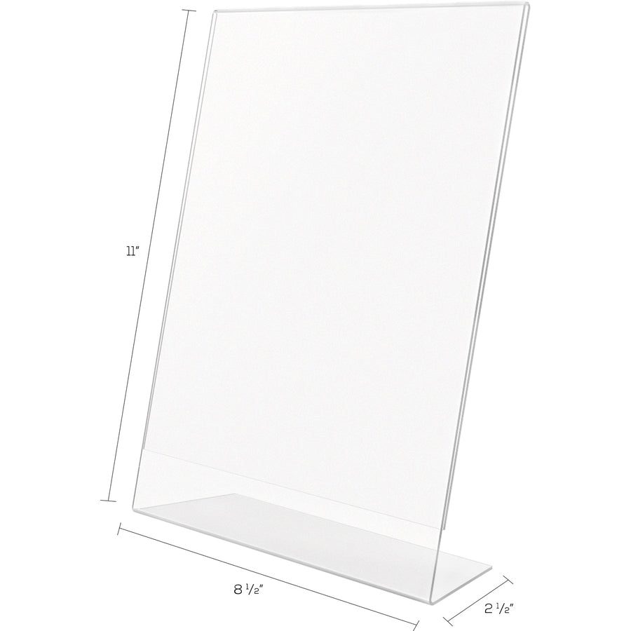 Deflecto Anti-Glare Slanted Sign Holder (879701)