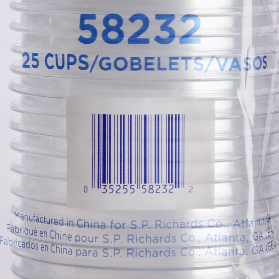 Genuine Joe 10 oz Clear Plastic Cups (58232)