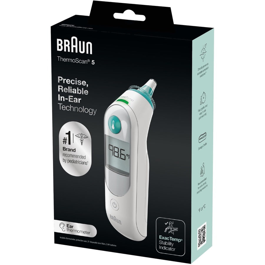 Braun Honeywell ThermoScan 5 Ear Thermometer (IRT6500US)