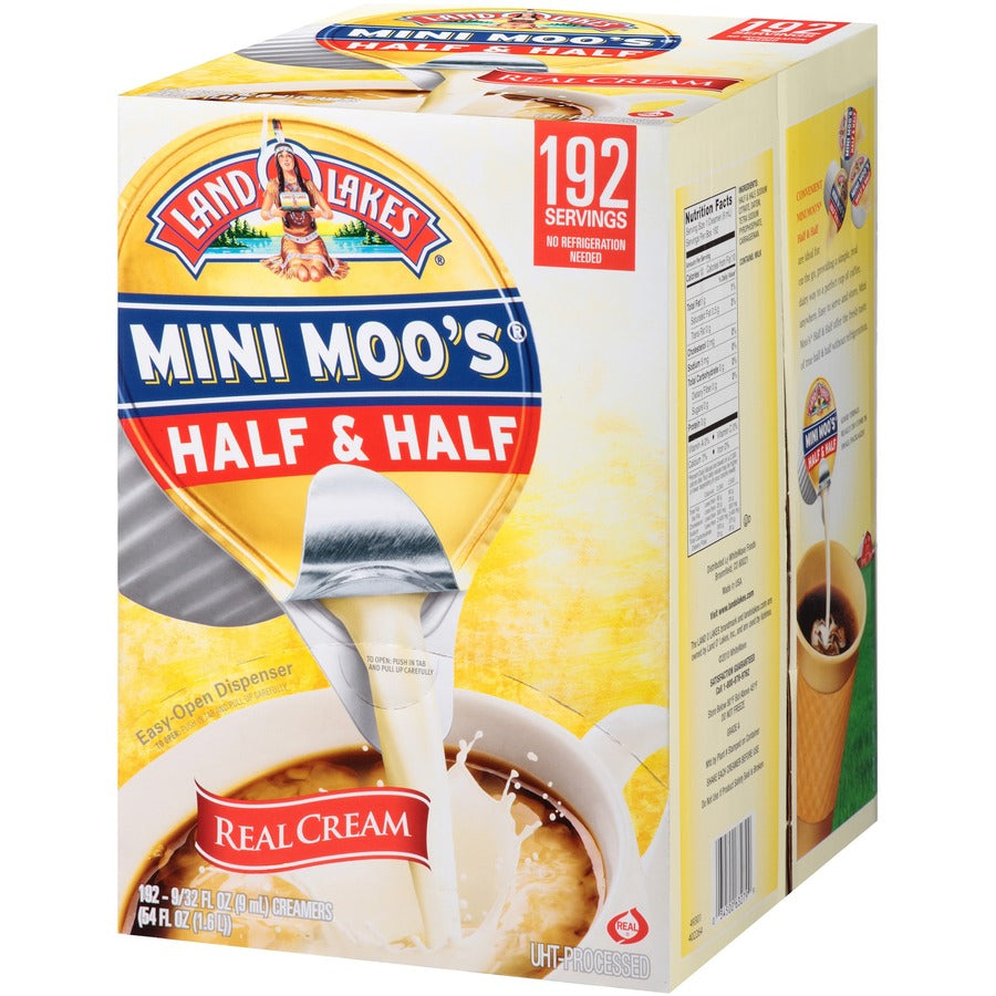 International Delight Land O Lakes Mini Moo's Half & Half Cream Singles (100718)
