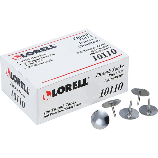 Lorell 5/16" Long Thumb Tacks (10110)