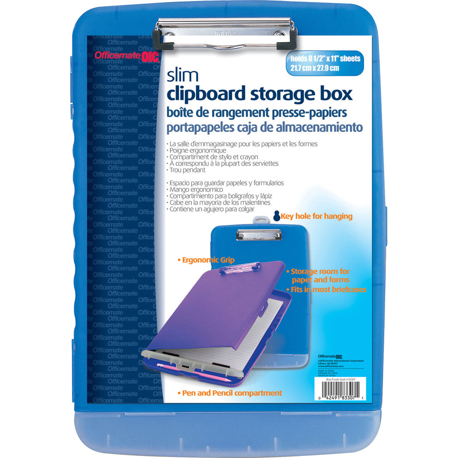 Officemate Slim Clipboard Storage Box (83304)