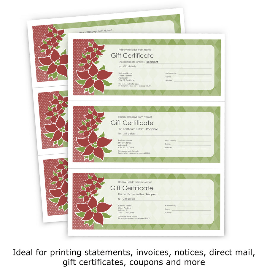 PrintWorks Professional Pre-Perforated Paper for Invoices, Statements, Gift Certificates & More (04122)