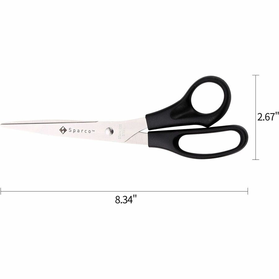 Sparco 8" Bent Multipurpose Scissors (39040)