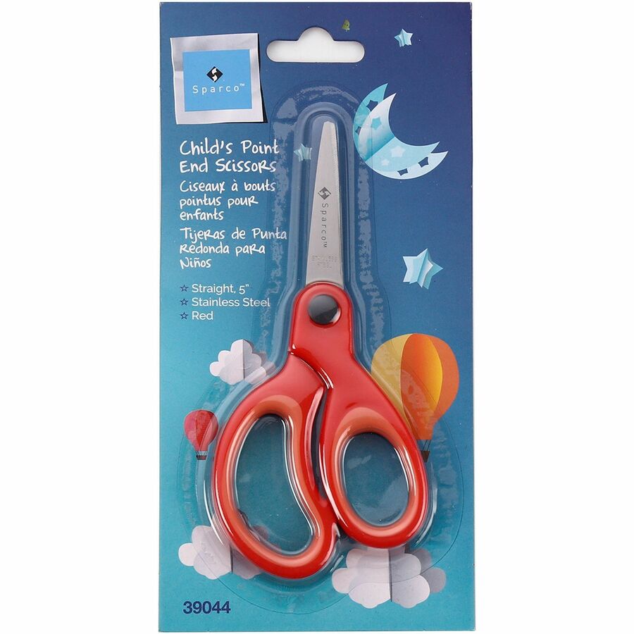 Sparco 5" Kids Pointed End Scissors (39044)
