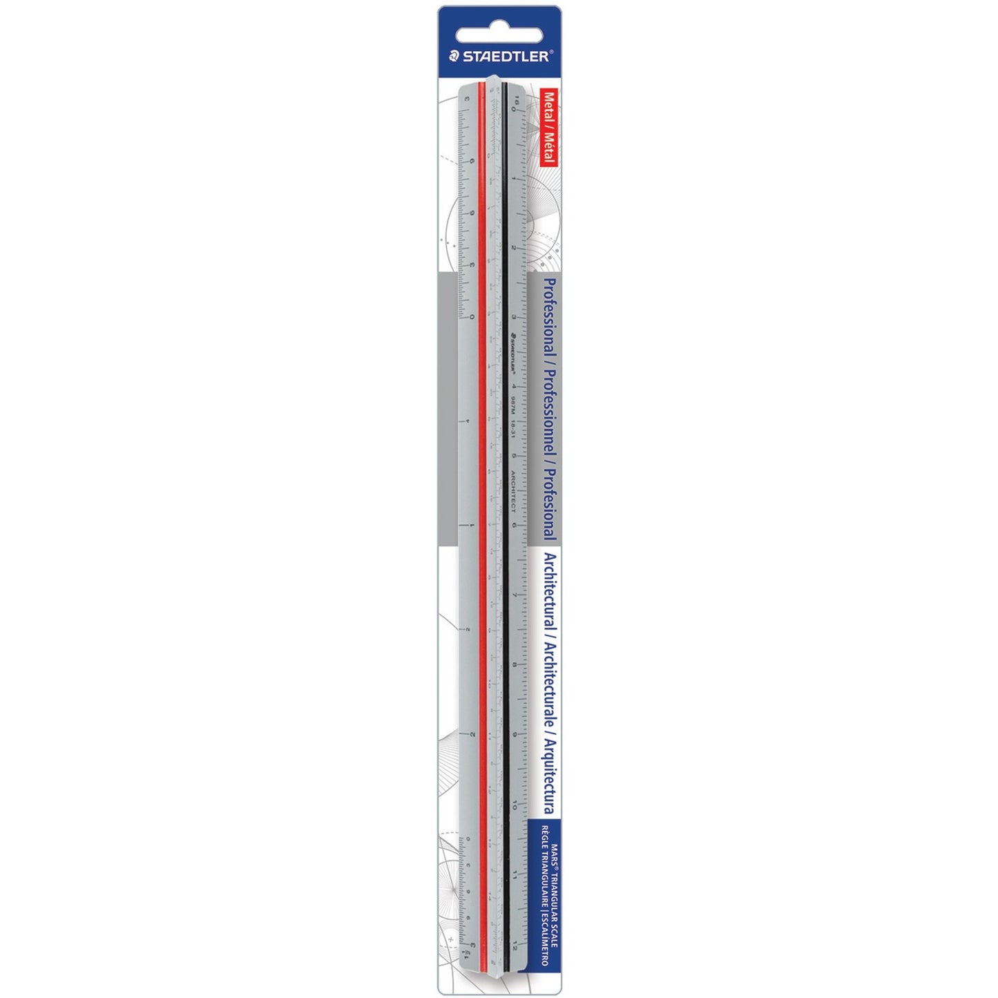 Staedtler Mars Professional Architectural Triangular Scale (987M1831BK)