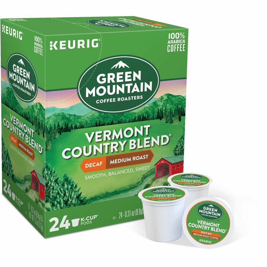  K-Cup Vermont Country Blend Decaf Coffee (7602CT)