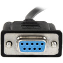 StarTech 1m Black Db9 Rs232 Null Modem Cable F/f (SCNM9FF1MBK)