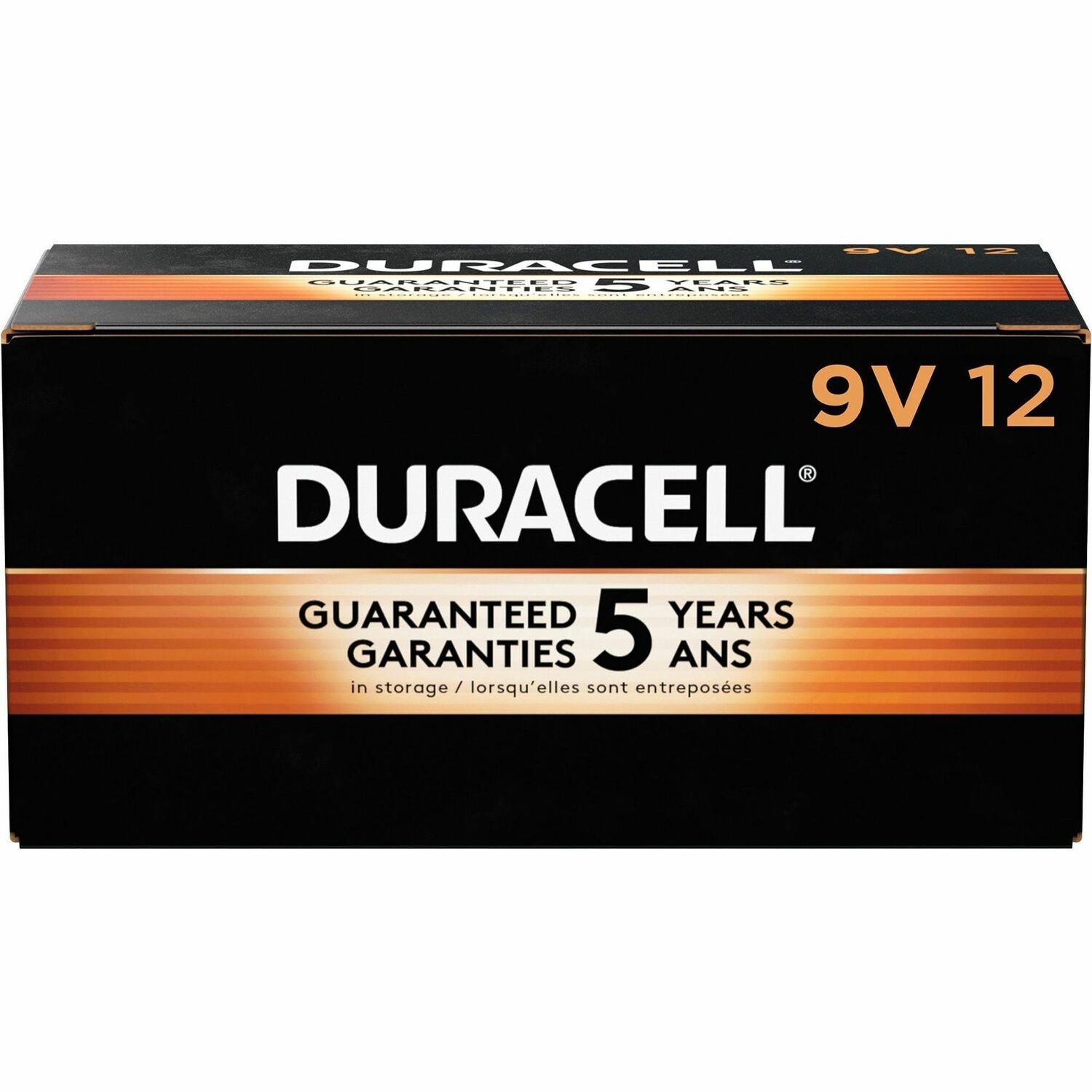 Duracell 9-Volt Coppertop Alkaline Batteries (01601)