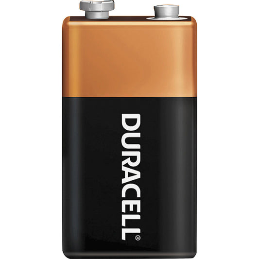 Duracell 9-Volt Coppertop Alkaline Batteries (01601)