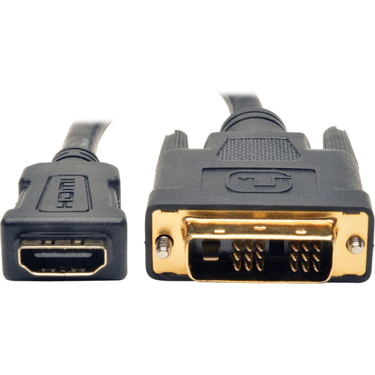 Eaton Tripp Lite Series HDMI to DVI-D Adapter Cable (F/M), 8 in. (20.3 cm) (P13008N)