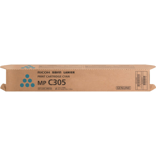 Ricoh Original Laser Toner Cartridge - Cyan - 1 Each (842122)