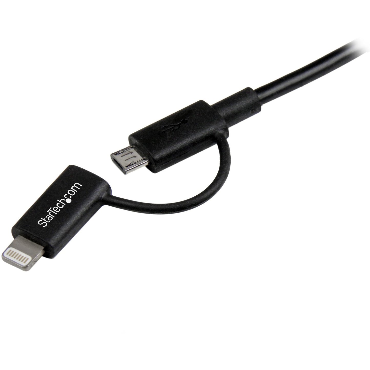 StarTech 1m Ligthning Or Micro Usb To Usb Cable (LTUB1MBK)