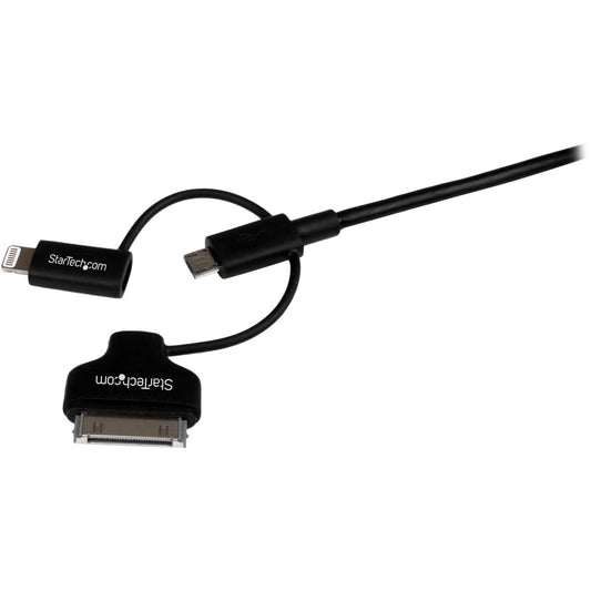 StarTech 1m Lightning/dock/micro Usb To Usb Cable (LTADUB1MB)