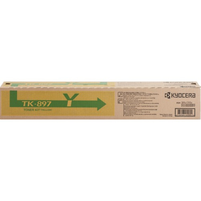 Kyocera TK-897Y Yellow Toner Cartridge