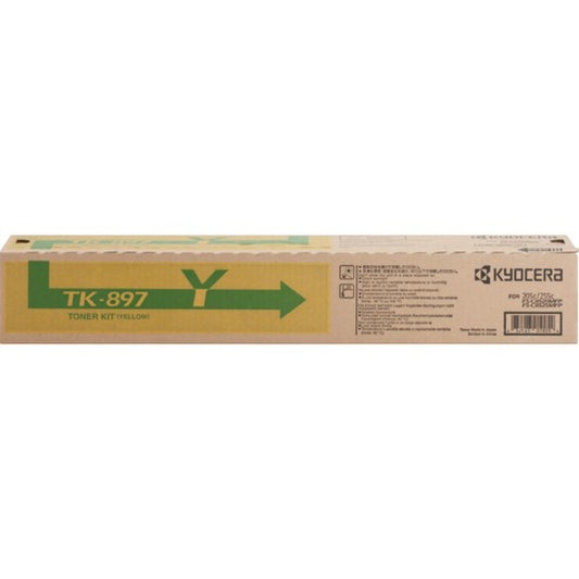 Kyocera TK-897Y Yellow Toner Cartridge