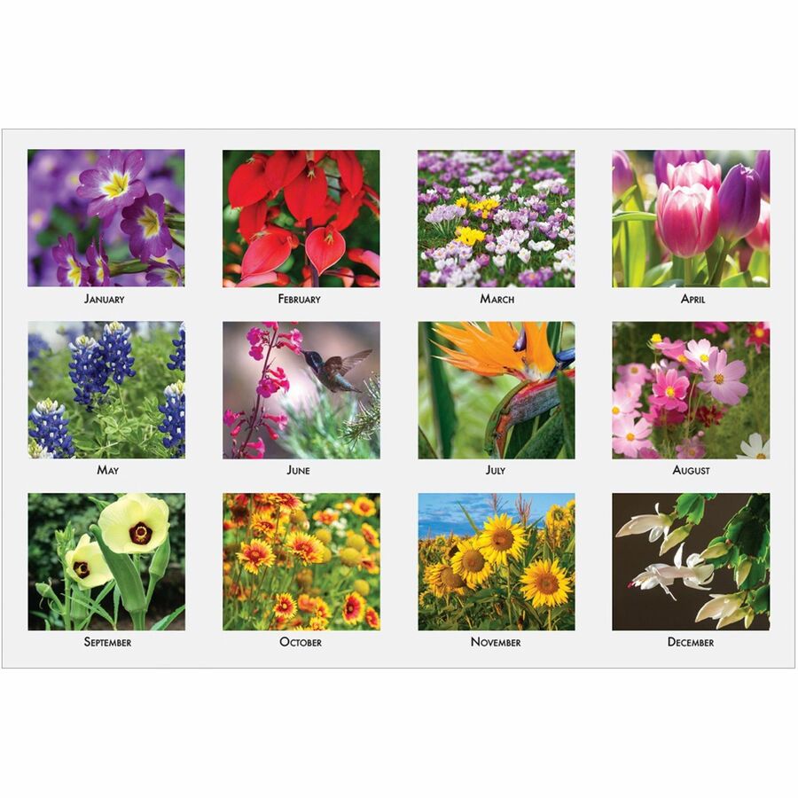 House of Doolittle EarthScapes Flowers 18-1/2" Desk Pad (1596)