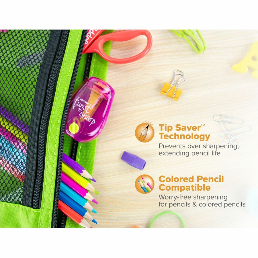 Bostitch Twist-N-Sharp Pencil Sharpener (PS1ADJ)