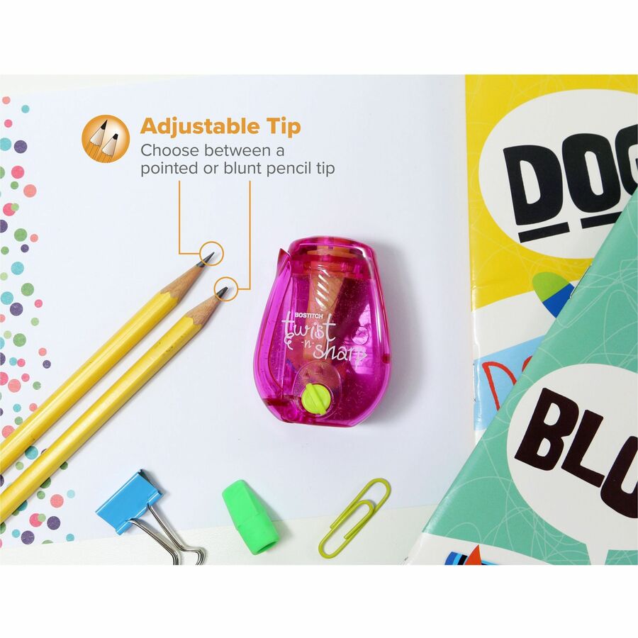 Bostitch Twist-N-Sharp Pencil Sharpener (PS1ADJ)