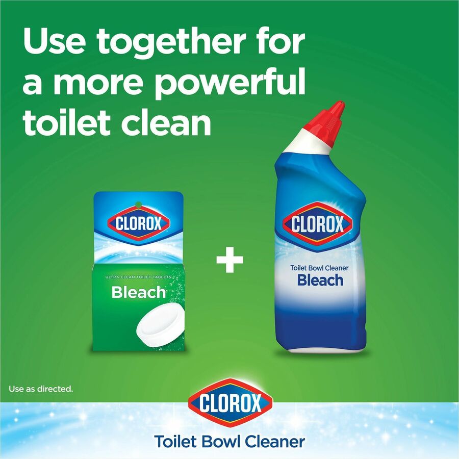 Clorox Ultra Clean Toilet Tablets Bleach (30024)