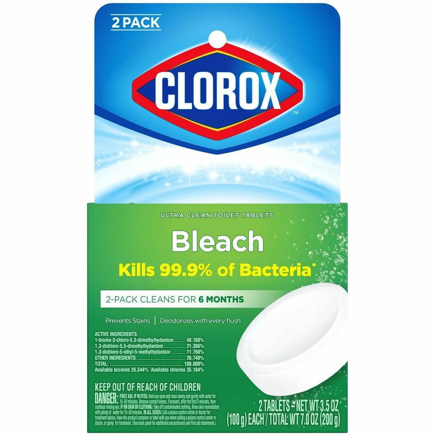 Clorox Ultra Clean Toilet Tablets Bleach (30024)