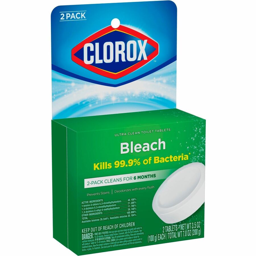 Clorox Ultra Clean Toilet Tablets Bleach (30024)
