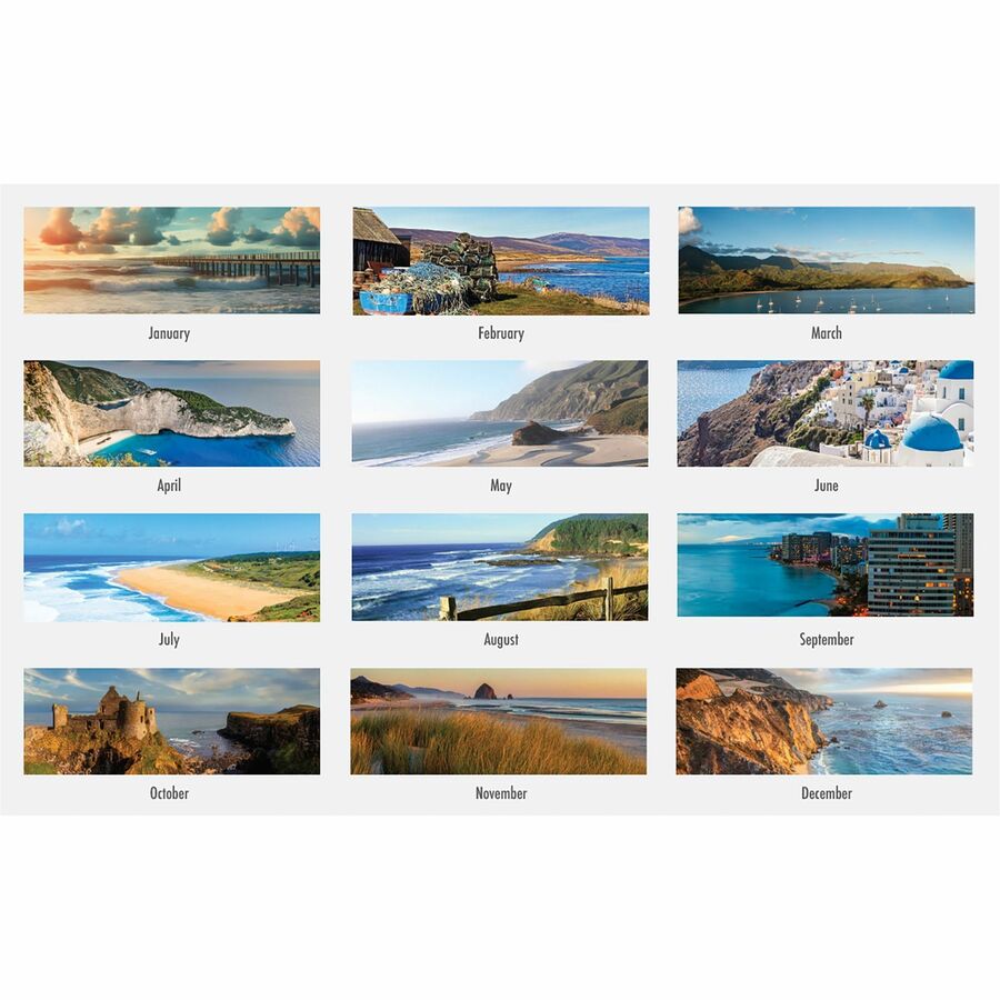 House of Doolittle Coastlines Monthly Wall Calendar (328)