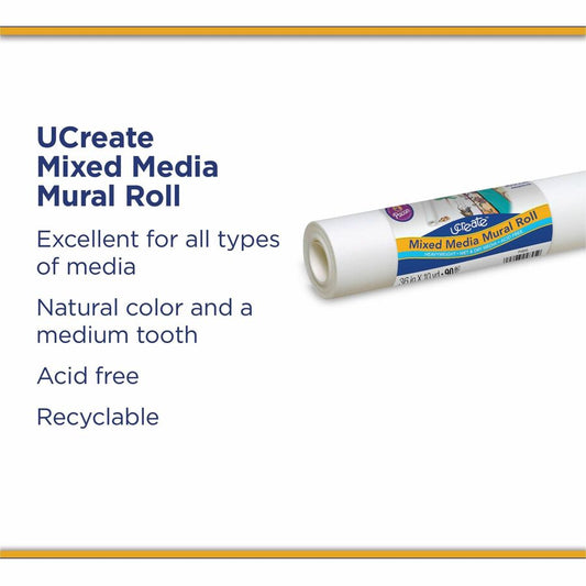 UCreate Mixed Media Paper Roll (4845)