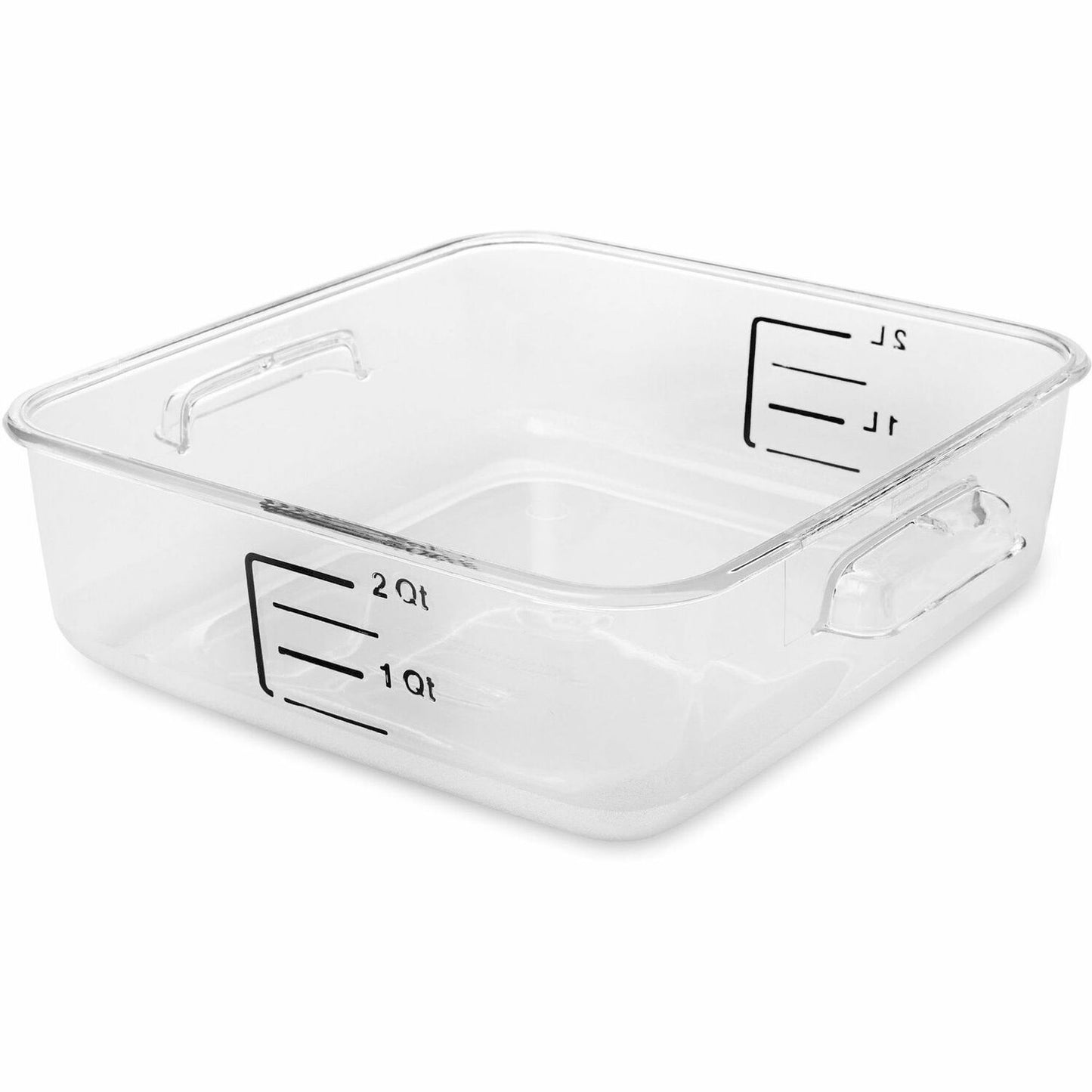 Rubbermaid Commercial Space Saving Square Container (630200CLR)
