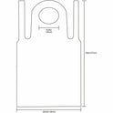 Genuine Joe 50" Disposable Poly Apron (85141)