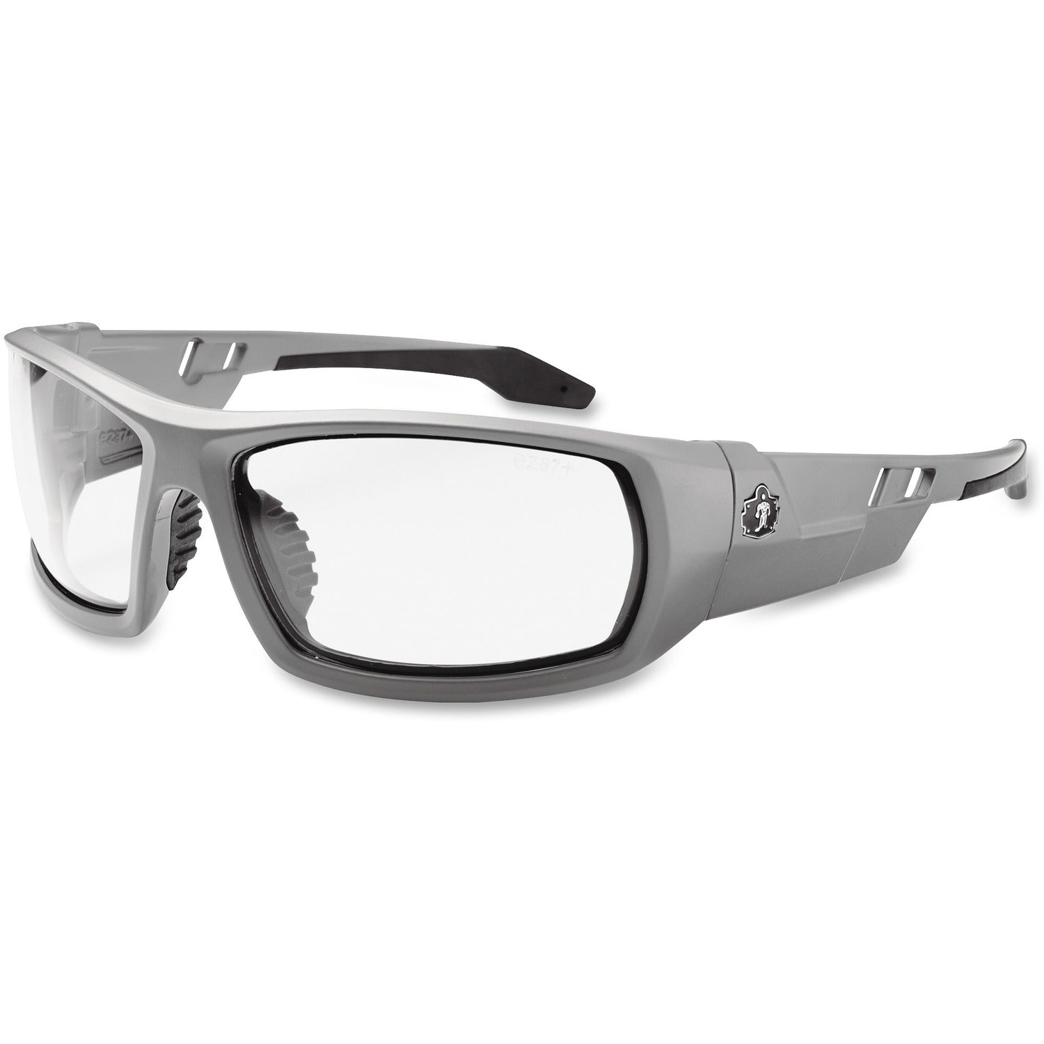 Ergodyne Clear Lens/Gray Frame Safety Glasses (50100)