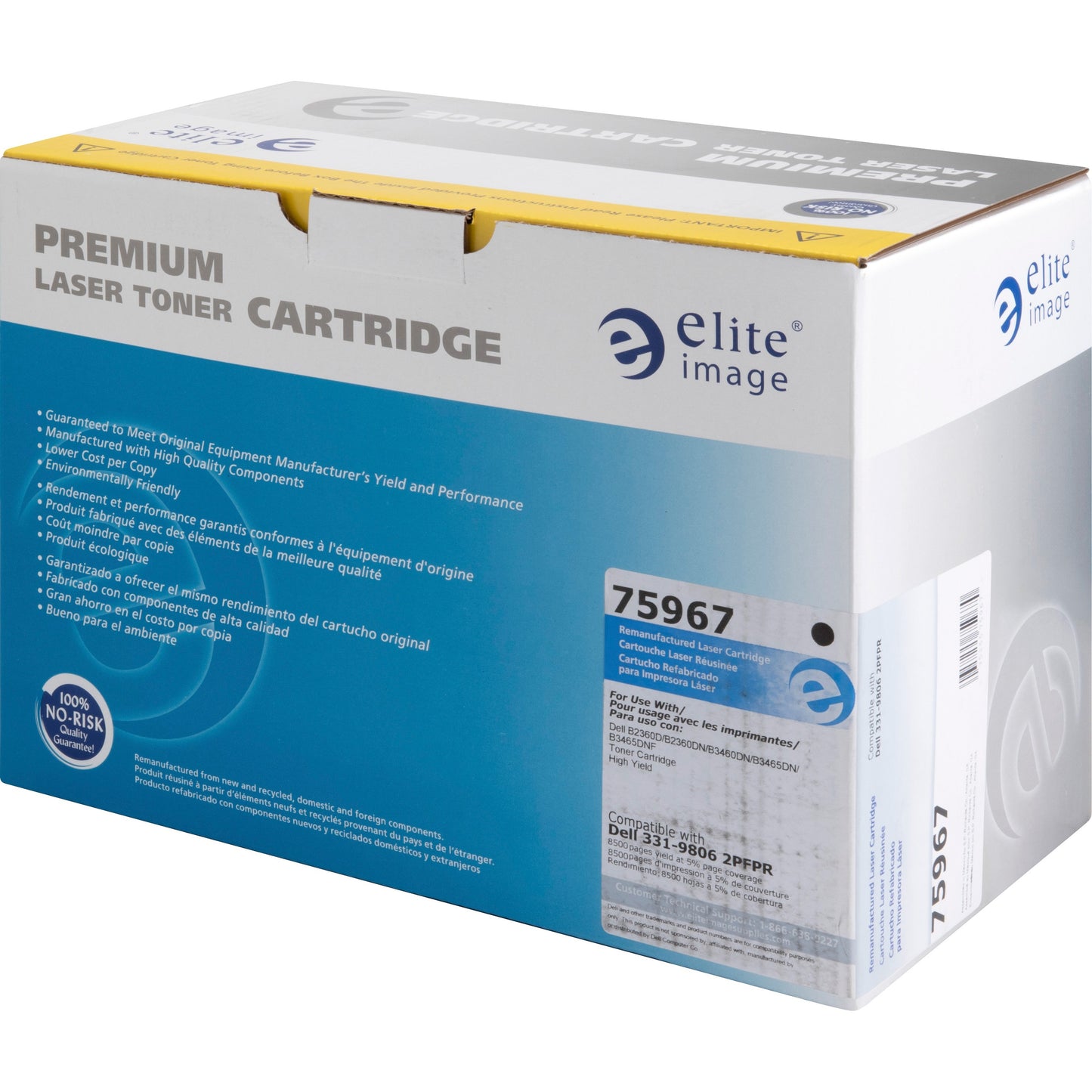 Elite Image Remanufactured Toner Cartridge Alternative For Dell (75967)