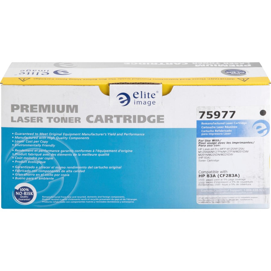 Elite Image Remanufactured Toner Cartridge - Alternative for HP (83A) (75977)
